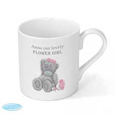 Personalised Me to You Bear Flower Girl Bridesmaid Wedding Mug Image Preview